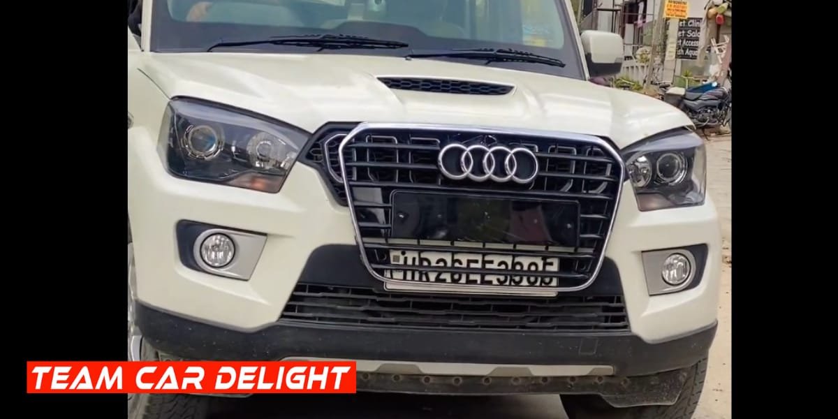 Mahindra Scorpio with Audi Grille 1