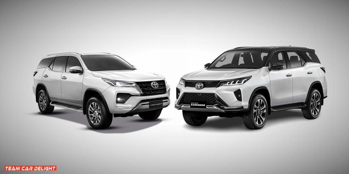 Toyota Fortuner vs Fortuner Legender Dimensions Engines Features and Price Comparison