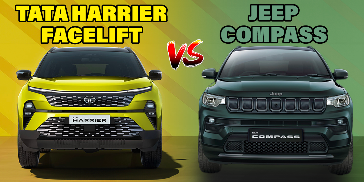 Tata Harrier Facelift vs Jeep Compass
