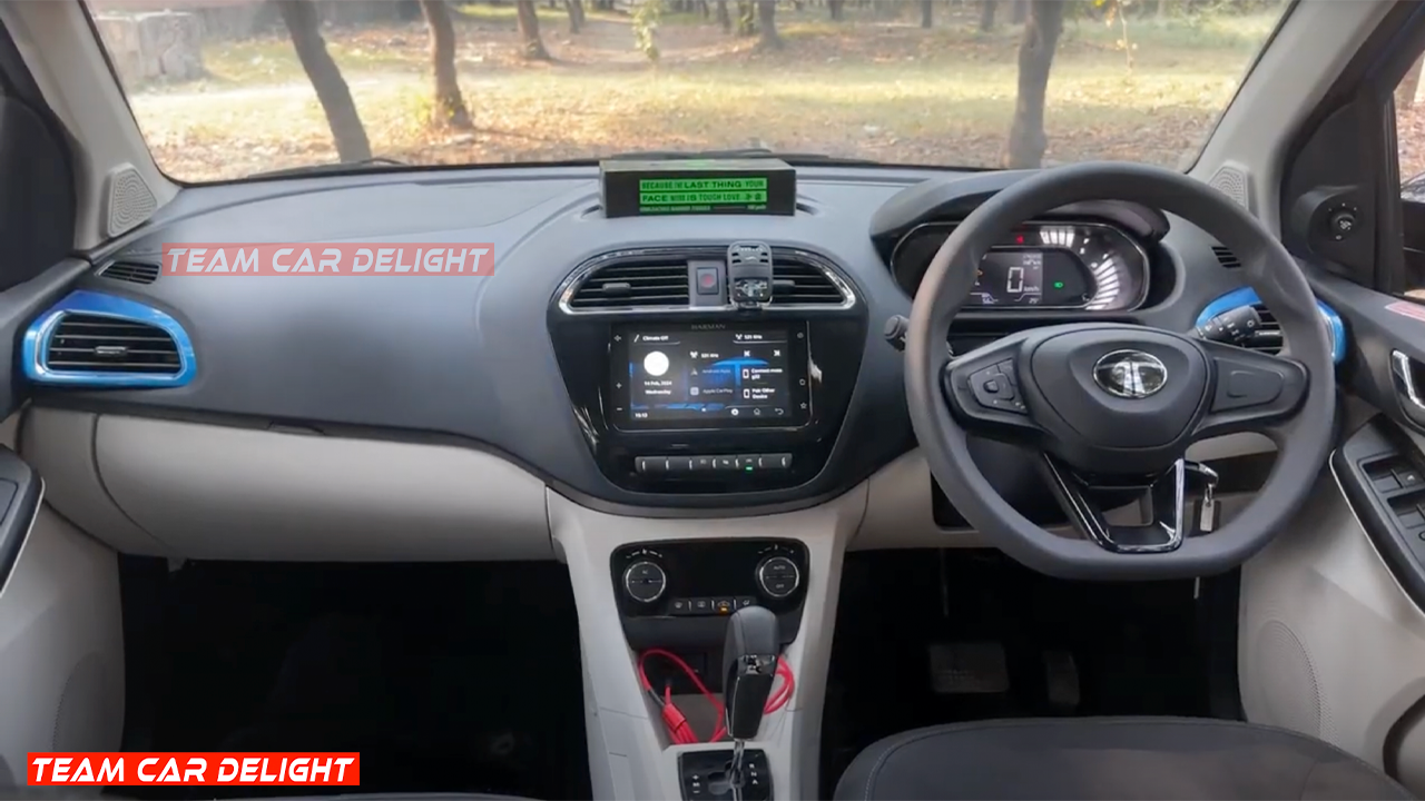 Tata Tiago iCNG AMT Dashboard Shot 1