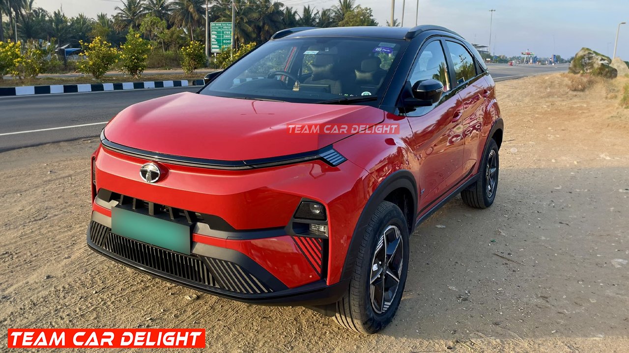 Tata Nexon EV in Red Exterior Paint