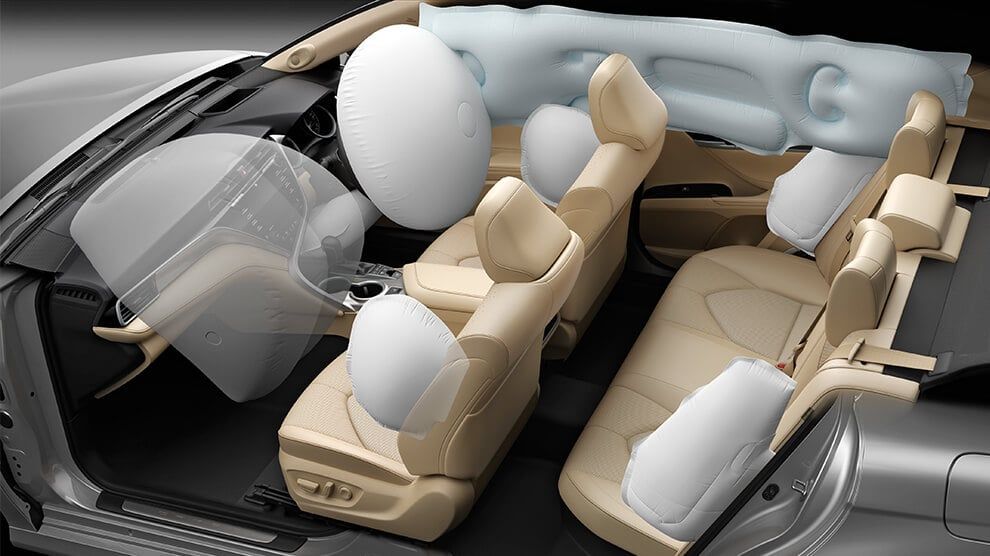 toyota camry hybrid airbags