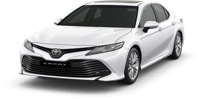 toyota camry hybrid white