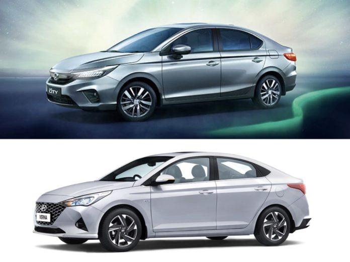 New Honda City vs Hyundai Verna Comparison - Team Car Delight