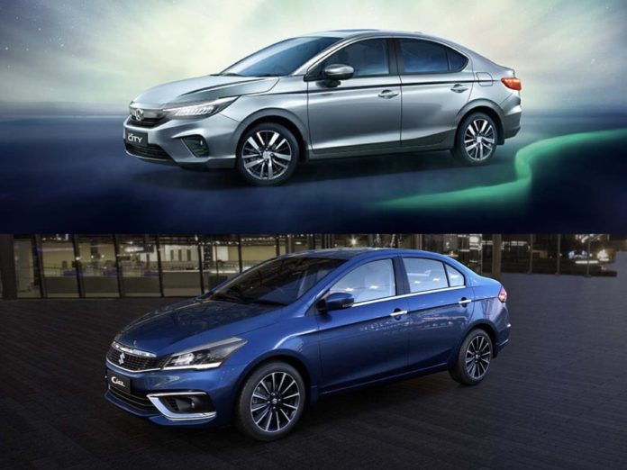 New Honda City vs Maruti Ciaz Detailed Comparison - Team Car Delight