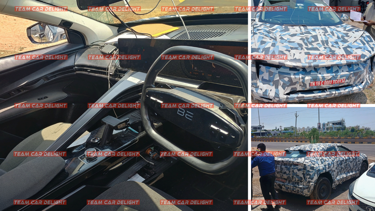 EXCLUSIVE: Mahindra BE.05 SUV Interiors Spied – Reveals Interiors Details!