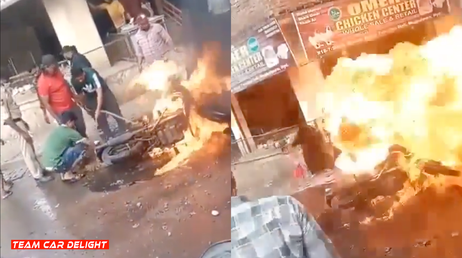Royal Enfield Bike Explodes; See How That Happened!