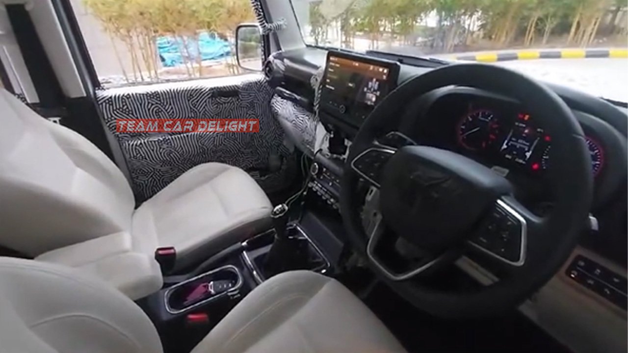 Mahindra thar roxx interior 1