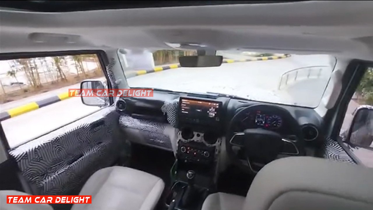 Mahindra thar roxx interior 4