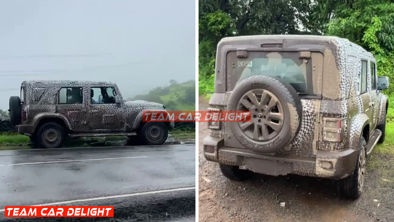 Mahindra Thar Roxx Spotted Testing Ahead of Launch in Few Weeks!