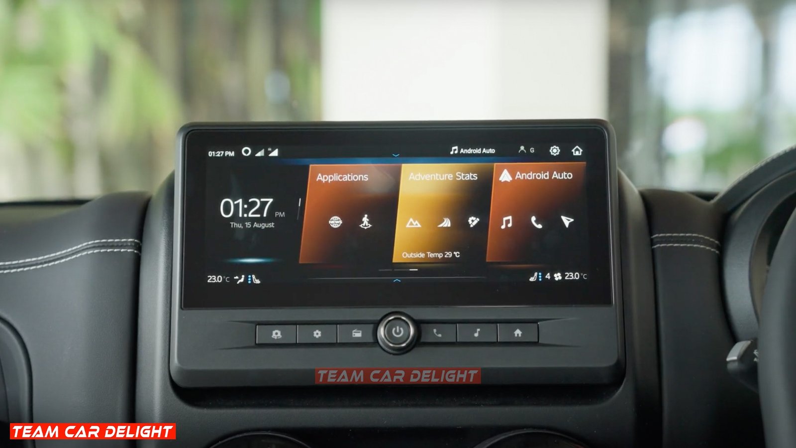 Mahindra XUV 3XO Infotainment System for reference