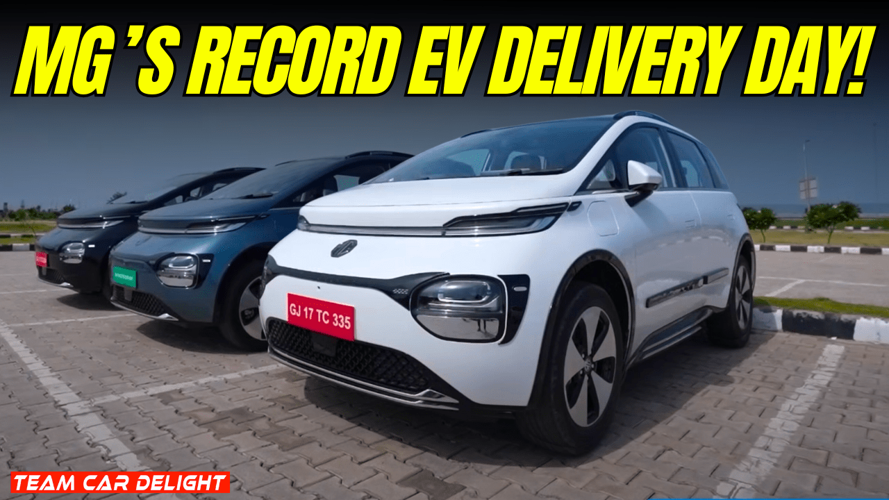 MG Motors Record Windsor EV Delivery on Dussehra!