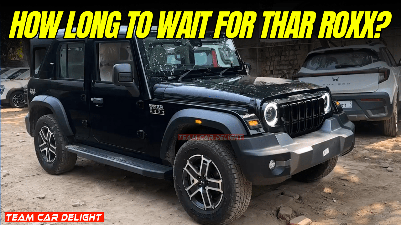 Want to Buy Mahindra Thar Roxx? Here’s How Long You’ll Have to Wait!