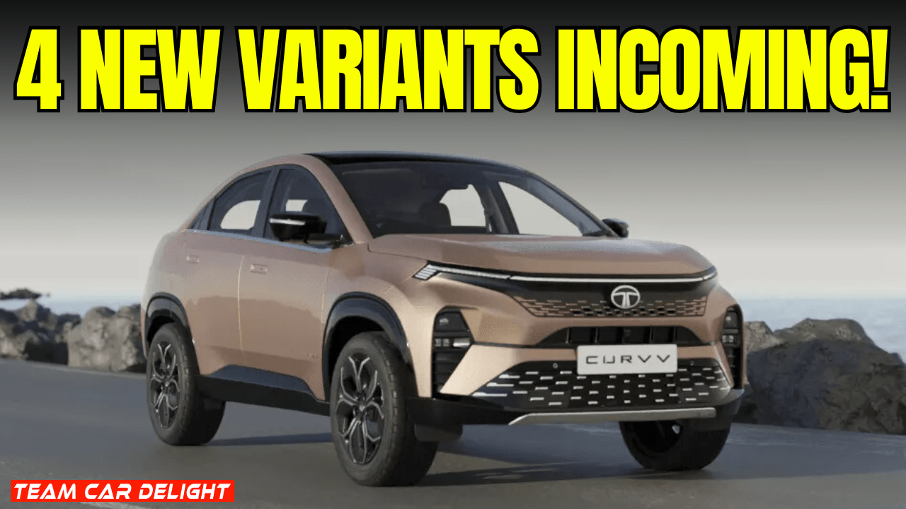 BREAKING: Tata Curvv to Get Four New Variants!