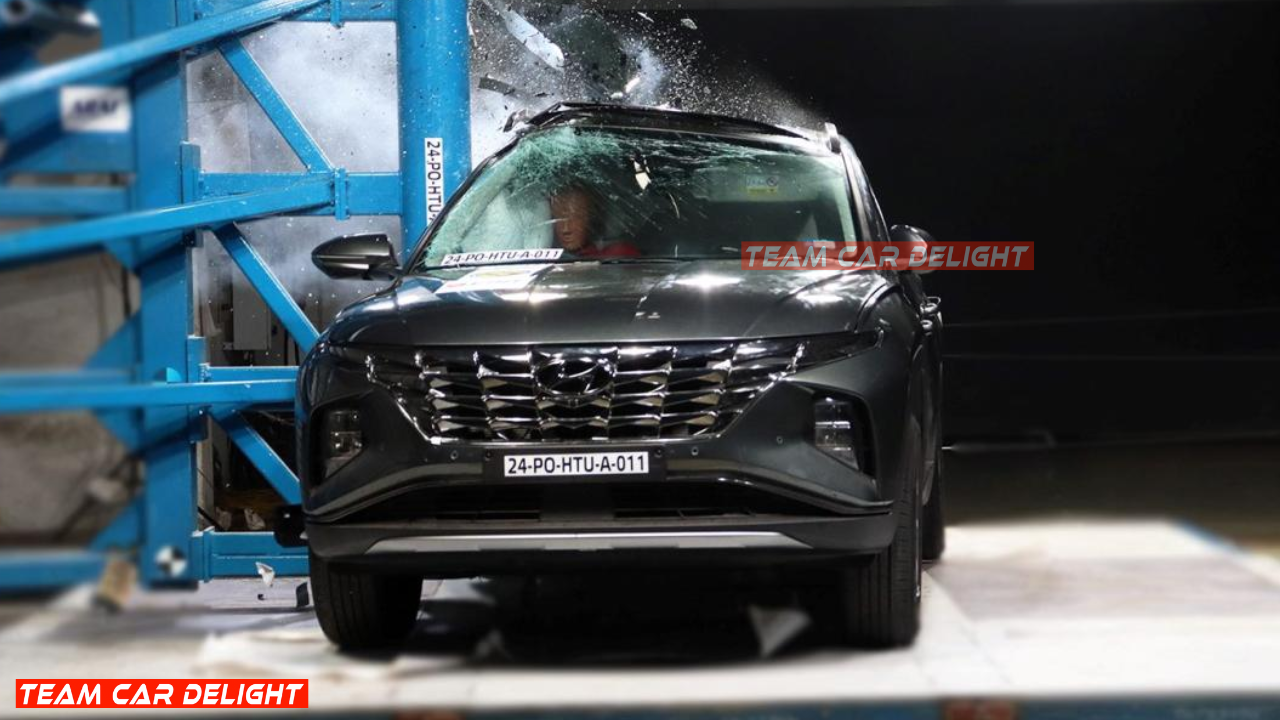 Hyundai Tucson Side Movable Deformable Barrier Test