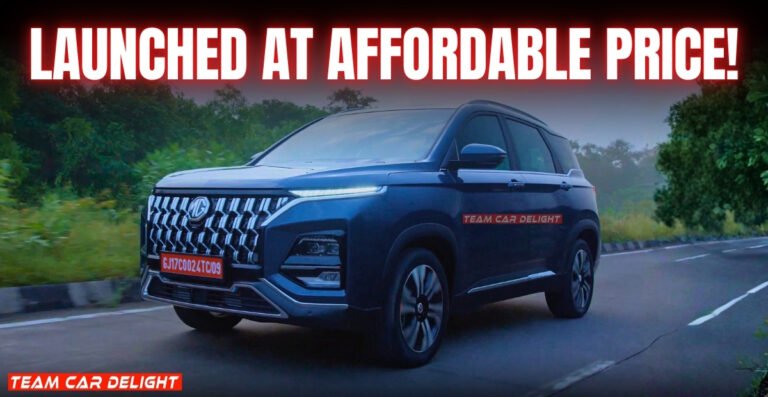 2026 MG Hector Facelift Launched in India at Rs. 11.99 Lakhs!