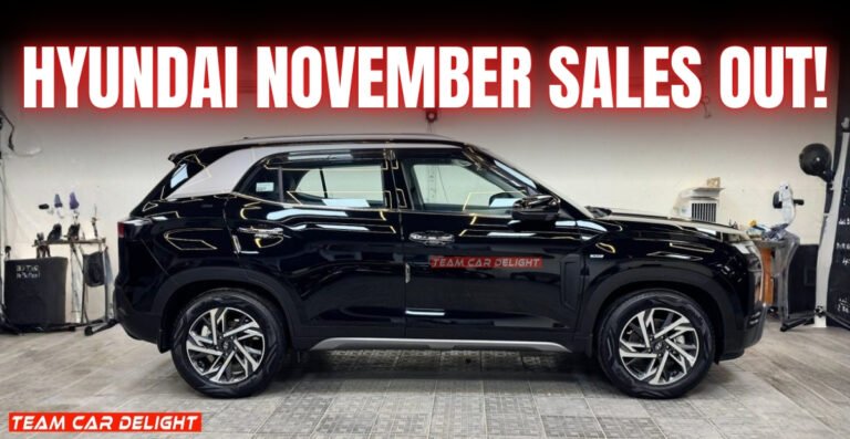 Hyundai November 2025 Sales Out – Venue gets 32,000 Bookings!